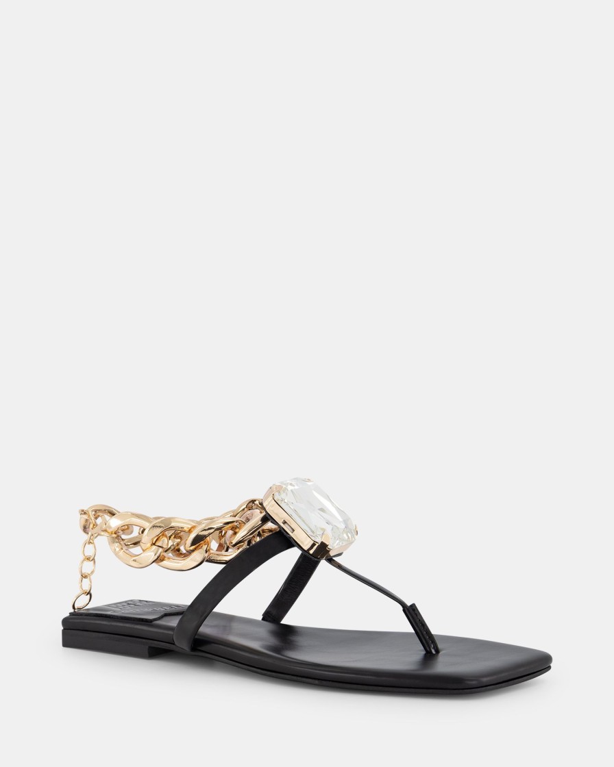 Womens Jeffrey Campbell Flat Sandals | Ring-On-It Jcsandals