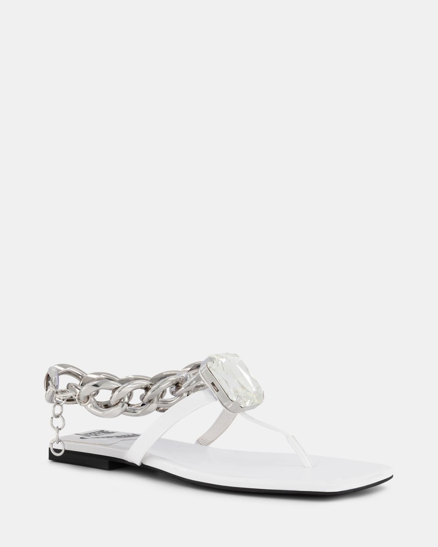 Womens Jeffrey Campbell Flat Sandals | Ring-On-It Jcsandals