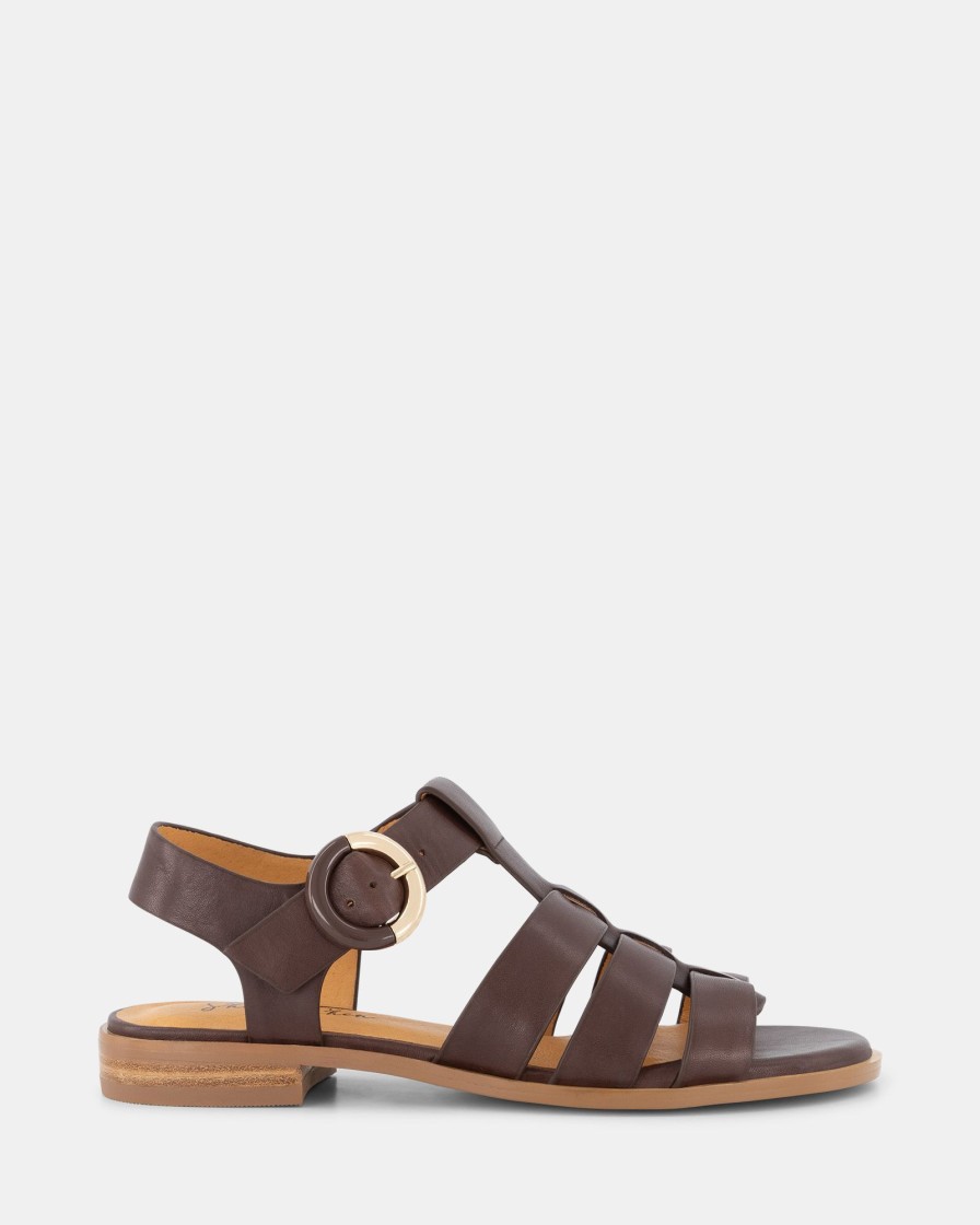 Womens SHELLY SHEN Flat Sandals | Merindasandals