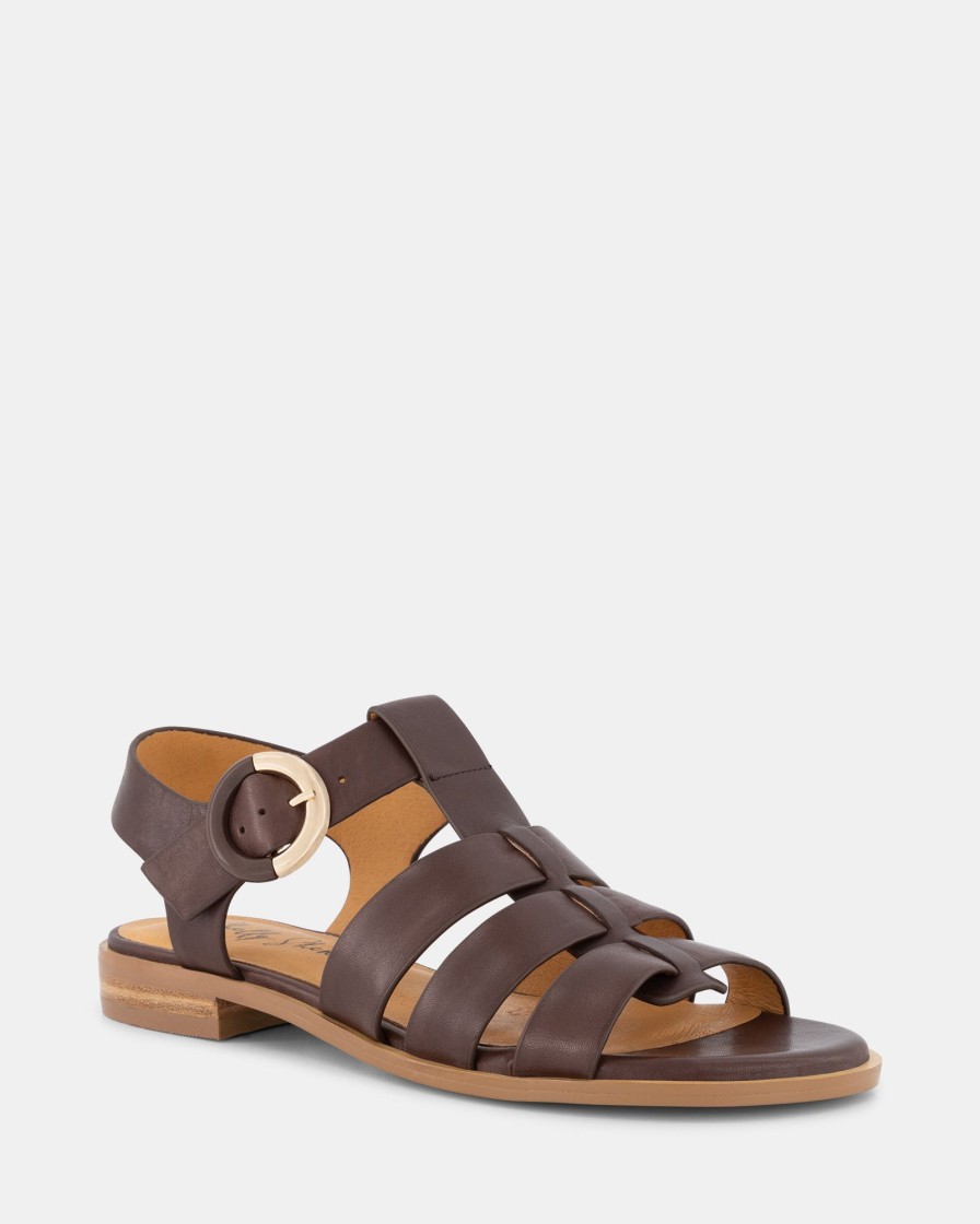 Womens SHELLY SHEN Flat Sandals | Merindasandals